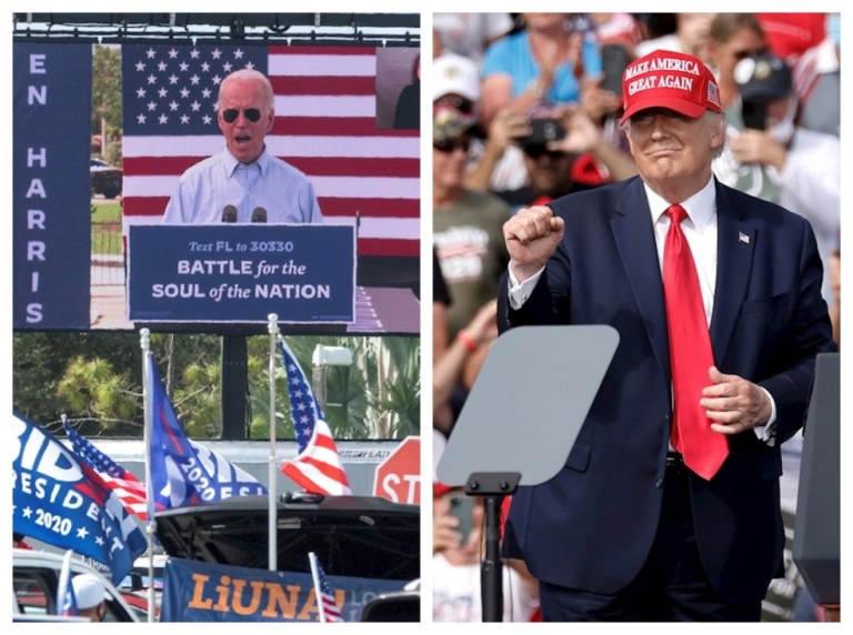 Donald Trump y Joe Biden coinciden en Florida: dos visiones de país