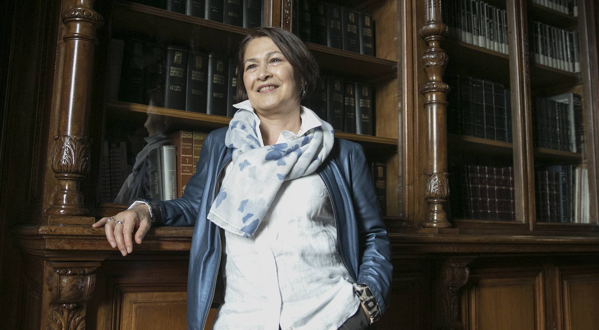 La escritora colombiana Consuelo Triviño, quien acaba de lanzar en España su novela Transterrados. / Cortesía