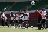 Salah volvió a entrenar con Egipto