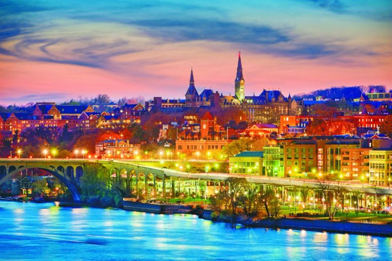 De paseo por Georgetown, un exclusivo sector de Washington