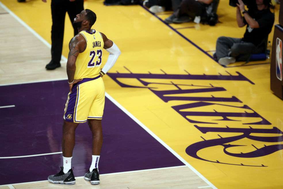 LeBron James, alero de Los Ángeles Lakers. / EFE