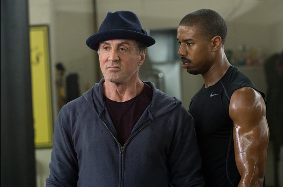 Sylvester Stallone apareció en todos los filmes de la serie "Rocky" y en las dos primeras películas de "Creed".