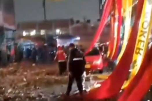 Incidente en Corabastos dejó dos heridos la noche del viernes.