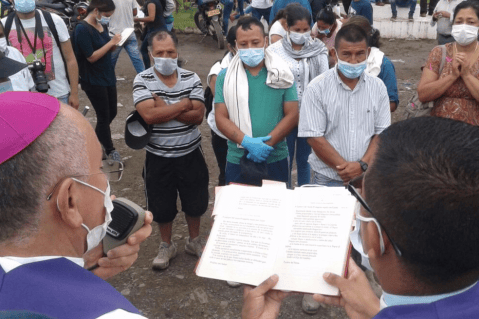 Avanza la entrega cadáveres en el cementerio Normandía de Mocoa