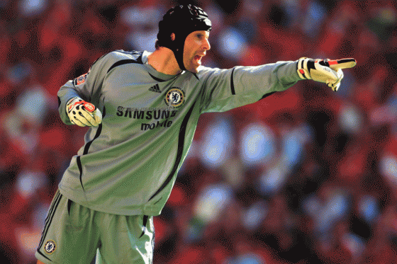 Petr Cech, portero checo del Chelsea. Foto: AFP