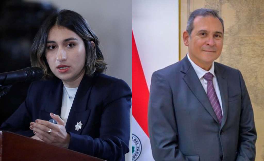 Laura Sarabia y Juan Manuel Corzo