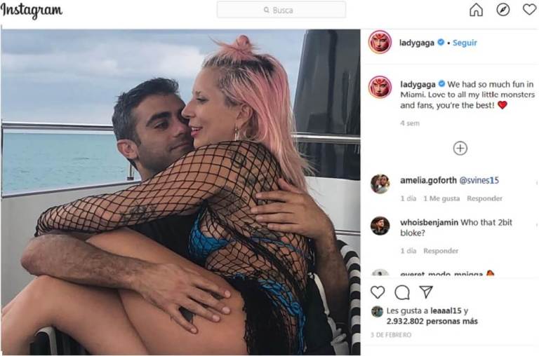 «Lady Gaga es la nueva novia de mi ex»