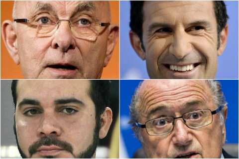 FIFA confirmó candidaturas de Blatter, Figo, Van Praag y príncipe Al bin Al Hussein