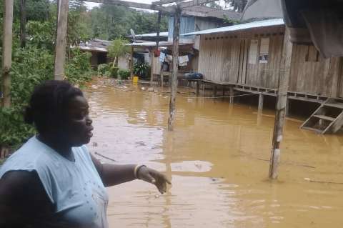 Inundaciones en Pogue, Bojayá, afectan a más de 138 familias