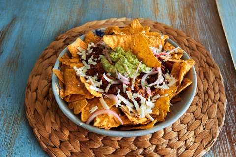 Receta: nachos con carne BBQ