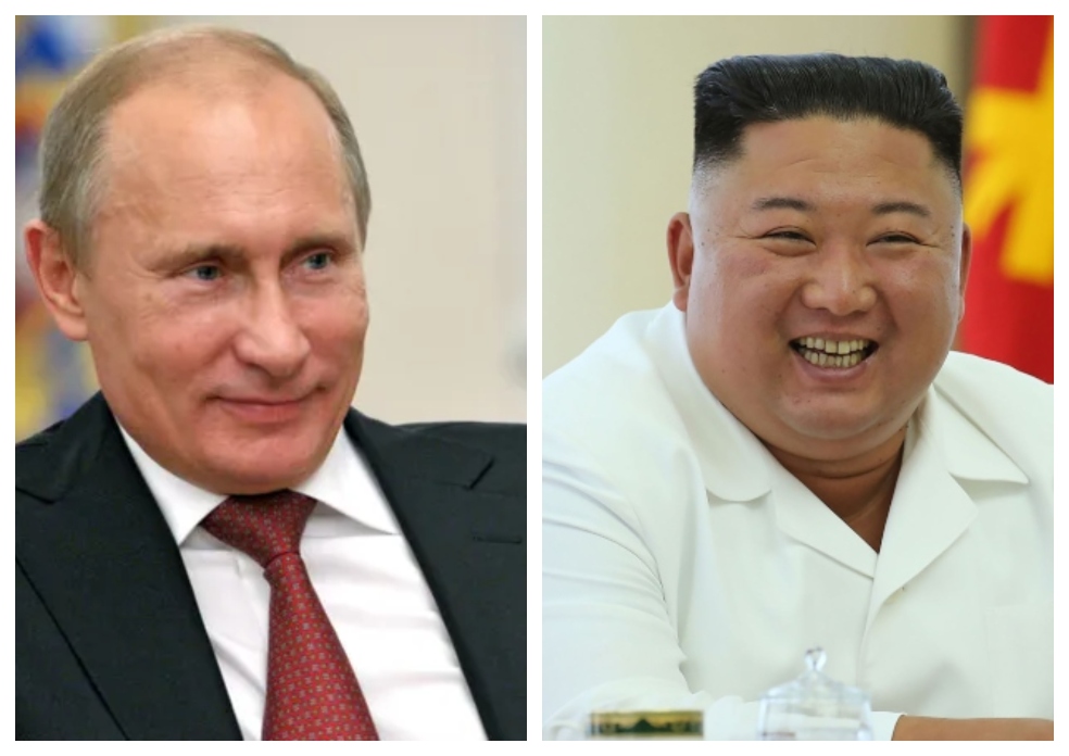 Vladimir Putin y Kim Jong-un