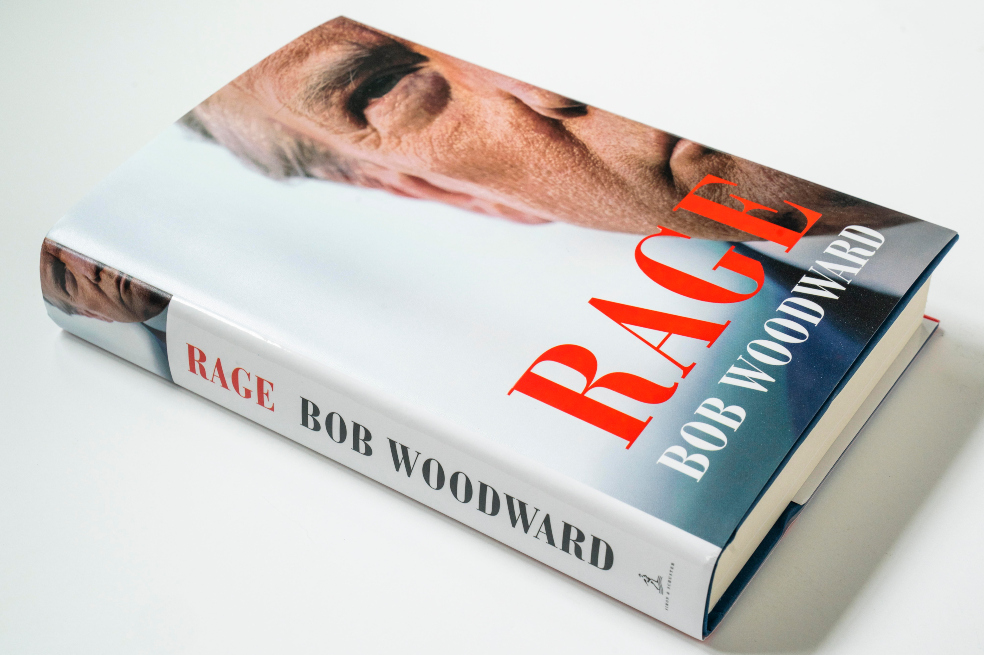 Tapa del libro de Bob Woodward, Rage.
