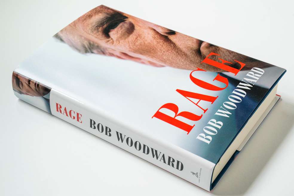 Tapa del libro de Bob Woodward, Rage.