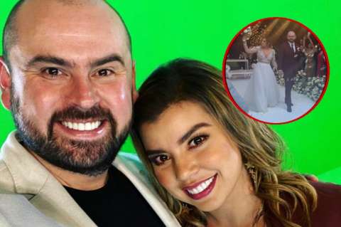 Liss Pereira y Ricardo Quevedo se casaron. Primeras imágenes de la boda
