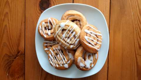 Galletas de rollo de canela, una delicia rápida y sencilla