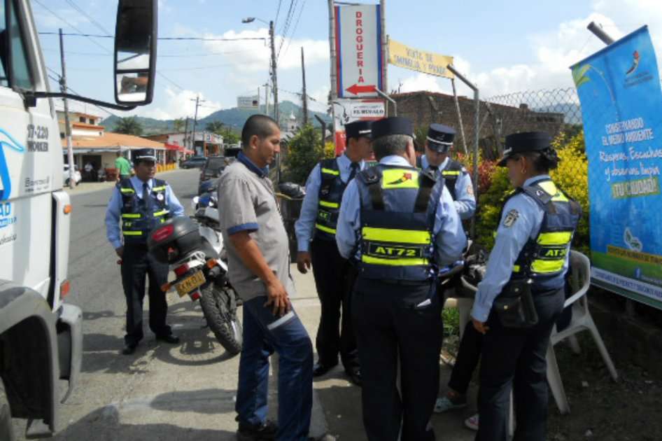 Agentes de tránsito de Pereira. / Foto: Instituto Municipal de Tránsito.