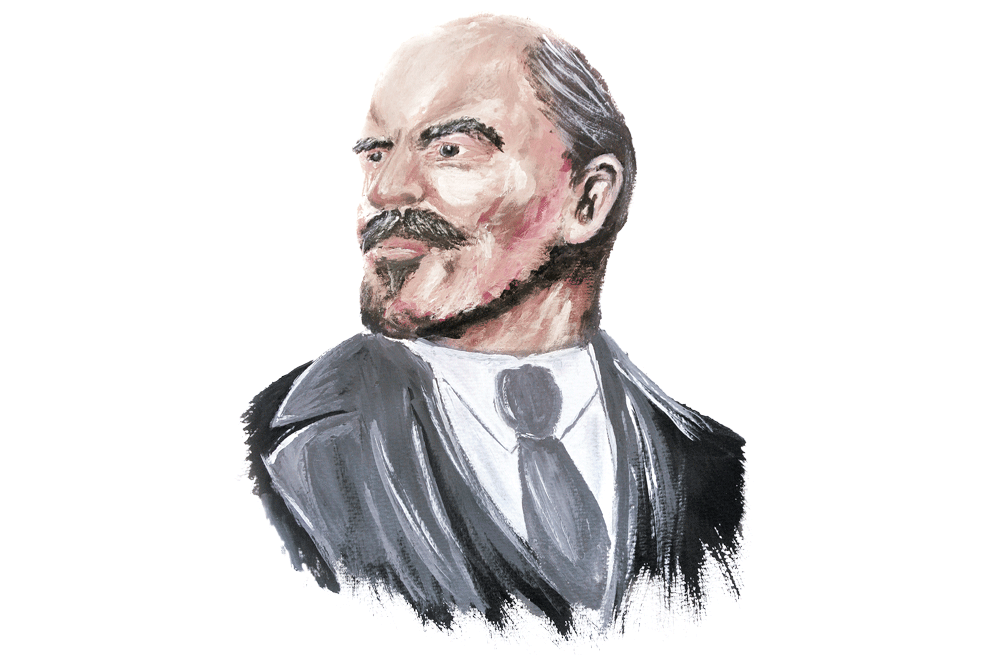 Lenin murió el 21 de enero de 1924. / Ilustración: Fernando Carranza
