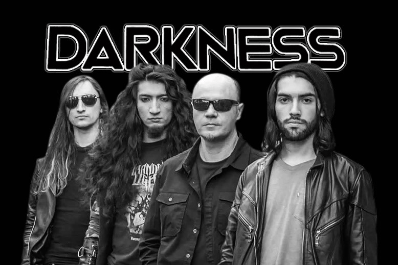 Imagen de los integrantes de Darkness, considerada una de las bandas más emblemáticas e importantes de la escena del rock en Colombia.
