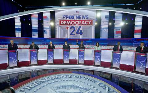 Trump, clima, aborto y Ucrania, temas que calentaron el primer debate republicano