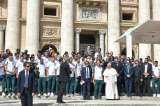 Chapecoense visitó al papa Francisco en el Vaticano