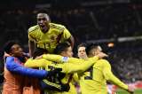 Colombia remontó y venció a Francia en París