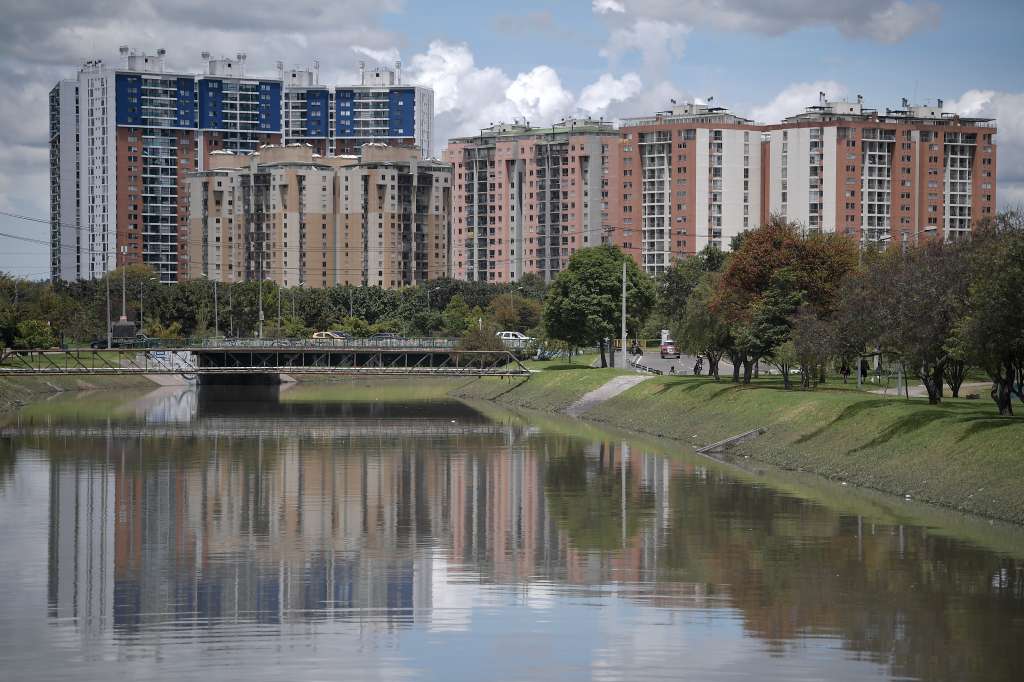 Lluvias que afectan la movilidad en Bogotá.