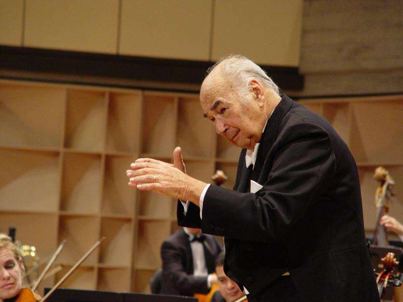 El director estadounidense Irwin Hoffman. / Orquesta Sinfónica Nacional de Colombia.