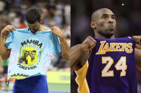 24 grand slams y homenaje al “24″: Djokovic y su tributo a Kobe Bryant en el US Open