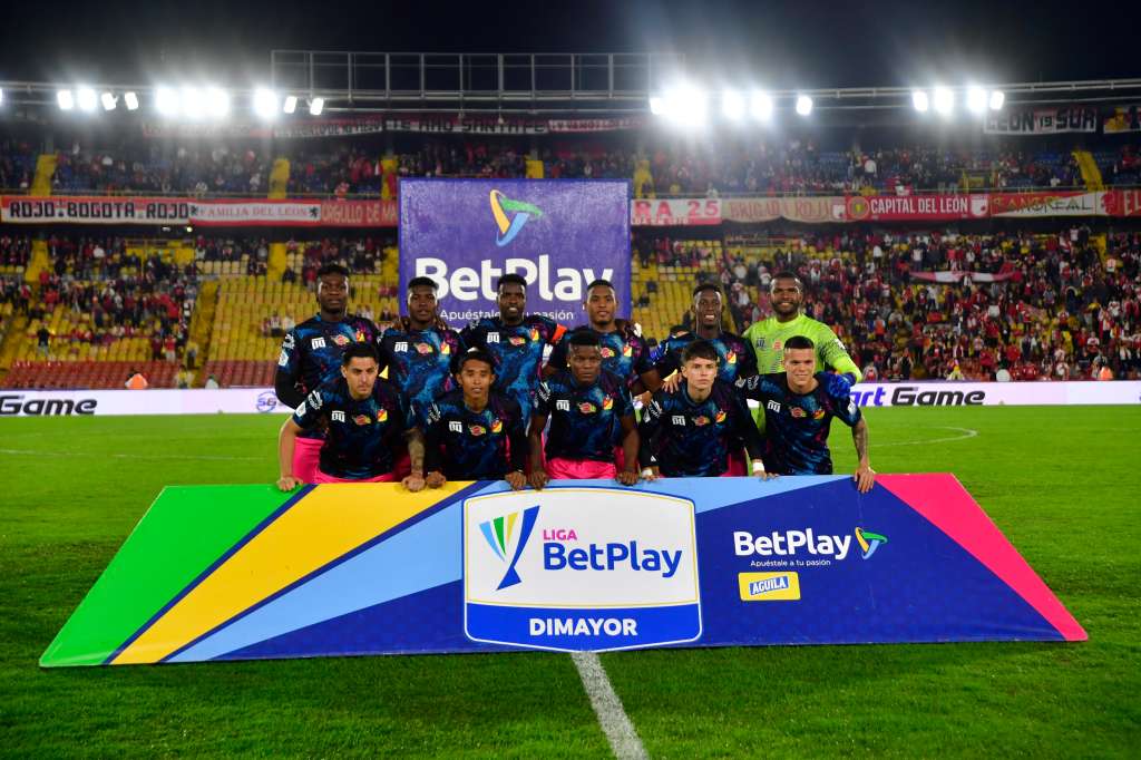 Formación del Deportivo Pereira previo al compromiso ante Santa Fe en el Estadio El Campin de Bogotá