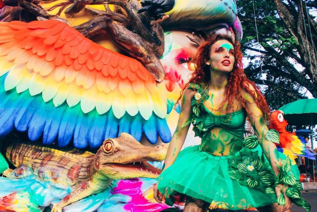 En la versión anterior del Carnaval de Mitos y Leyendas hubo 570 participantes, 10 carrozas, 24 comparsas y más de 3.000 espectadores.