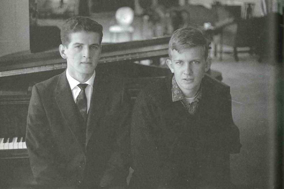 Daniel Samper Pizano y Luis Carlos Galán. /GALÁN- Fundación Luis Carlos Galán, Bogotá 1990