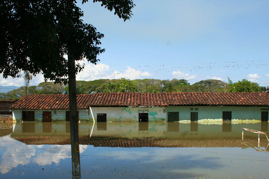 Inundación en el Valle del Cauca durante el fenómeno de La Niña en 2010. / Flickr - Sol Robayo