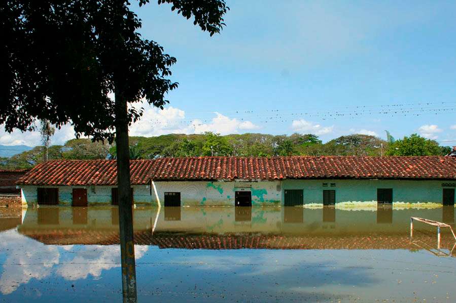 Inundación en el Valle del Cauca durante el fenómeno de La Niña en 2010. / Flickr - Sol Robayo