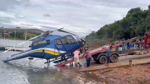 Accidente en Brasil: un muerto tras la caída de un helicóptero