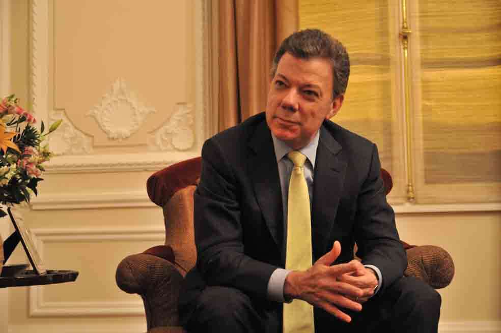 Juan Manuel Santos, presidente de la República. / Archivo