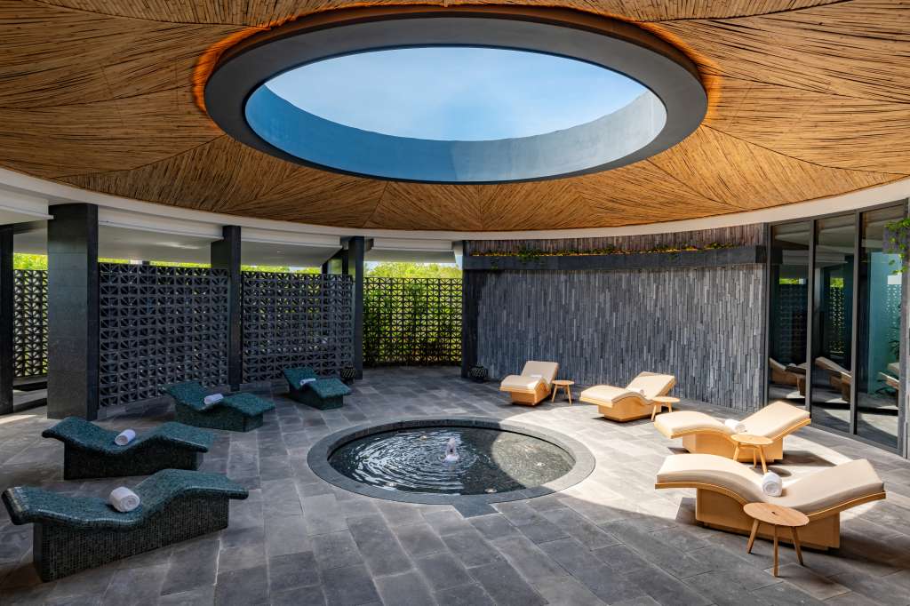 Zona de spa del Hilton Tulum Riviera Maya.