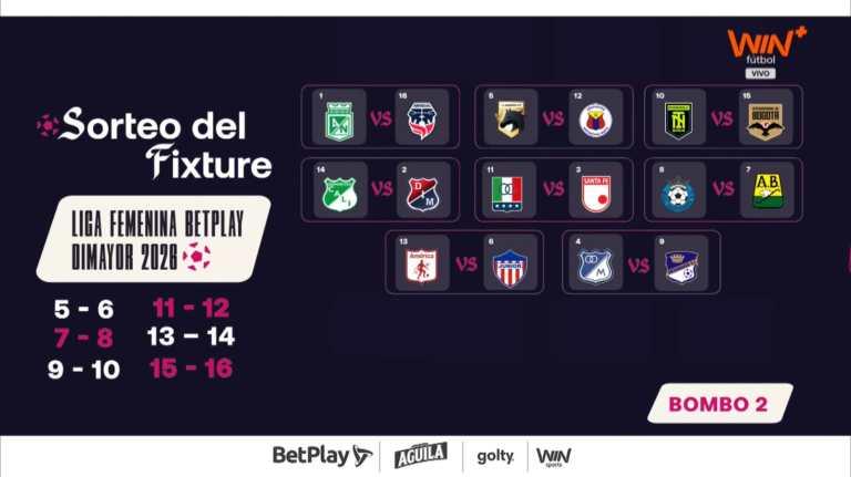 Así se jugará la primera fecha de la Liga Femenina BetPlay Dimayor 2026
