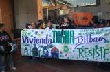 Habitantes desalojados del barrio Bilbao en Suba protestaron en Secretaría de Hábitat