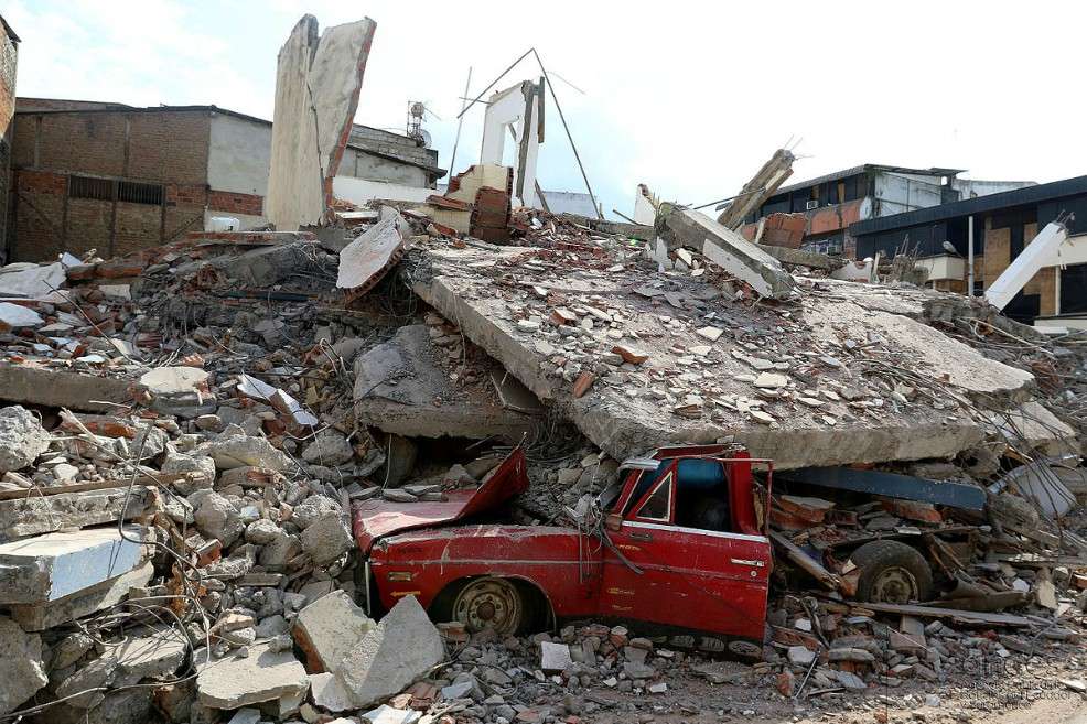Imagen del terremoto en Ecuador en 2016. / Wikimedia - Creative commons