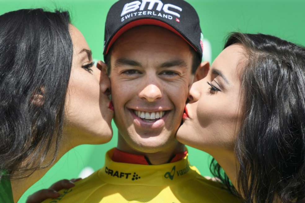 El australiano Richie Porte, del equipo BMC, campeón del Tour de Romandía 2017. / AFP
