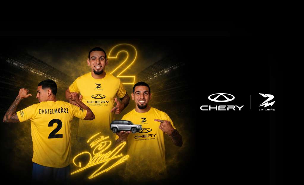 La colaboración entre Daniel Muñoz y Chery, del Grupo Vardí, refleja la apuesta de la marca por el mercado colombiano. / Cortesía