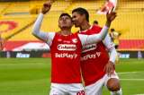 Santa Fe goleó a Alianza y sigue en lo más alto de la tabla