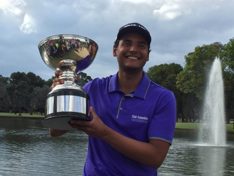 Histórico: Juan Sebastián Muñoz, campeón del Colombia Championship