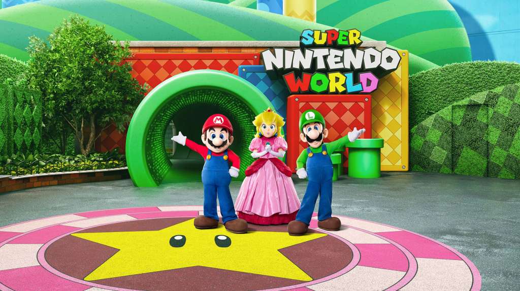 Super Nintendo World fue diseñado en asociación con Nintendo y los visionarios de Universal Creative para ofrecer entretenimiento emocionante y de alta tecnología inspirado en personajes y juegos que han atraído a los fanáticos de Nintendo durante generaciones.