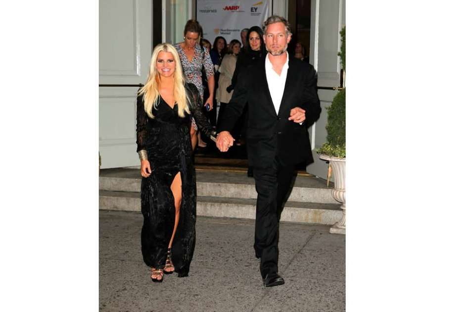 Jessica Simpson y su marido Eric Johnson.