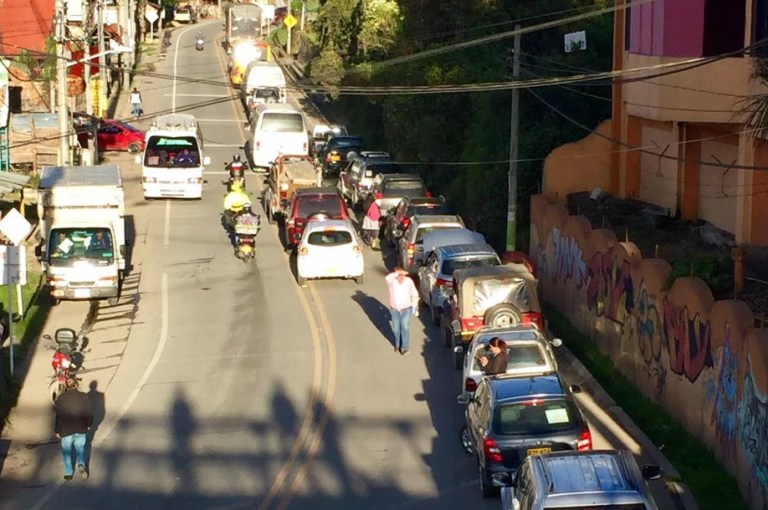Vía a La Calera estará cerrada el próximo domingo