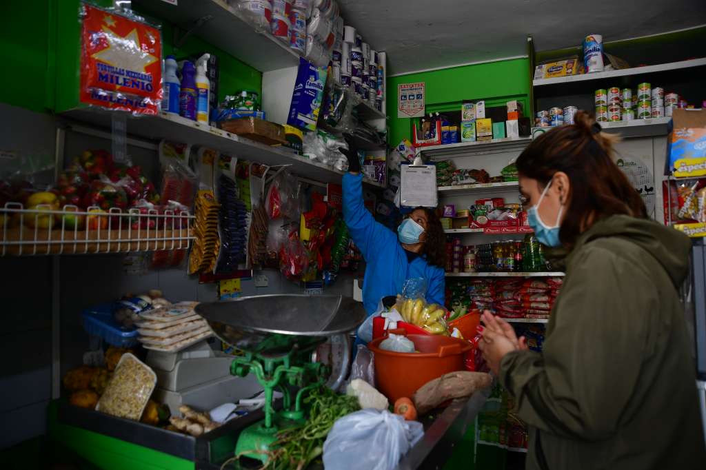 Tenderos durante la pandemia por Covid-19.