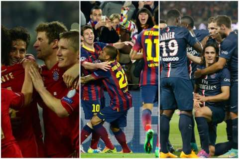 Bayern Múnich, Barcelona y PSG, por la clasificación a octavos en Champions