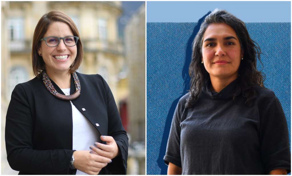 Juanita Goebertus (izquierda) y Ana María Rodríguez Valencia (derecha).