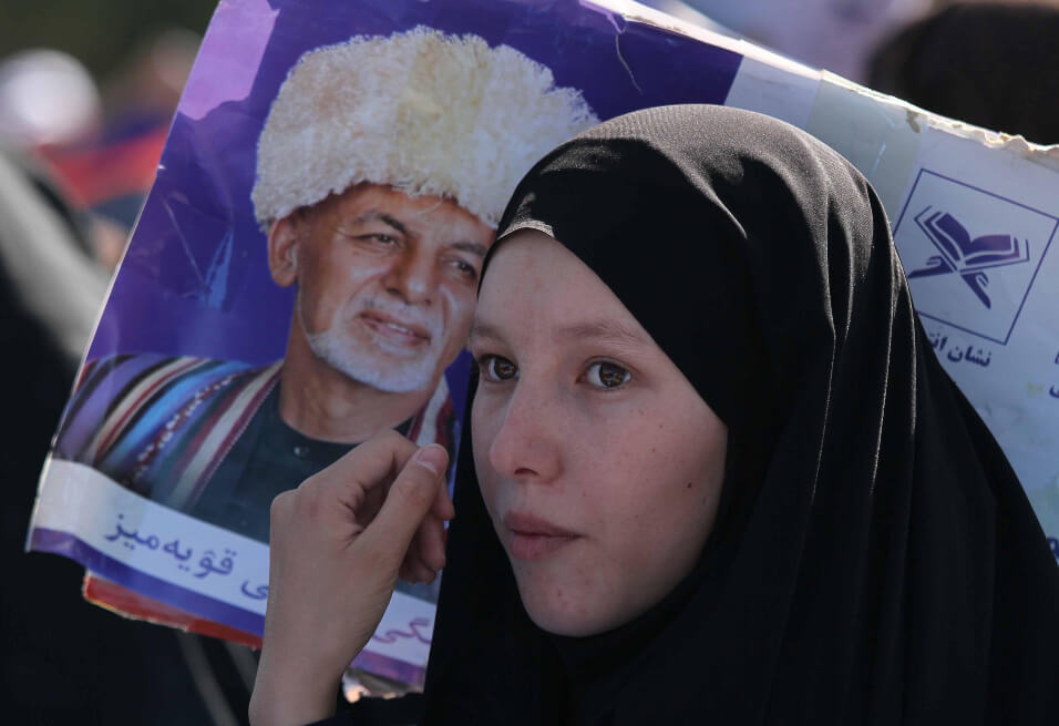El actual presidente de Afganistán, Ashraf Ghani, quiere ser reelegido el 28 de septiembre. / AFP